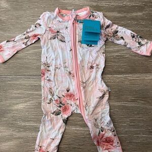 Floral Pink Kids One Piece